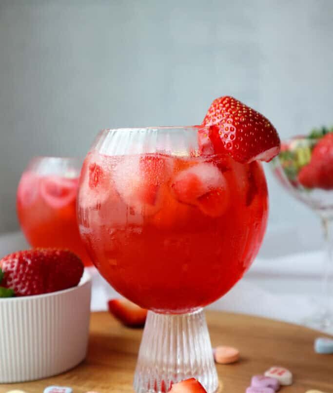 Strawberry Valentine's Margarita