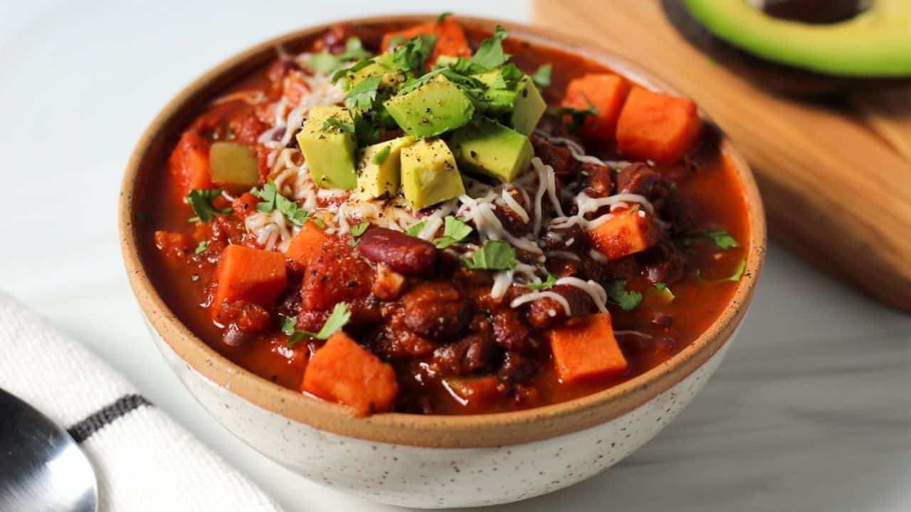 Sweet Potato Black Bean Chili