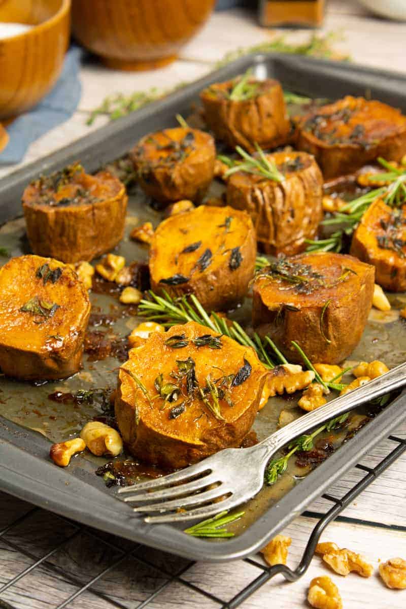 Roasted Sweet Potato Rounds