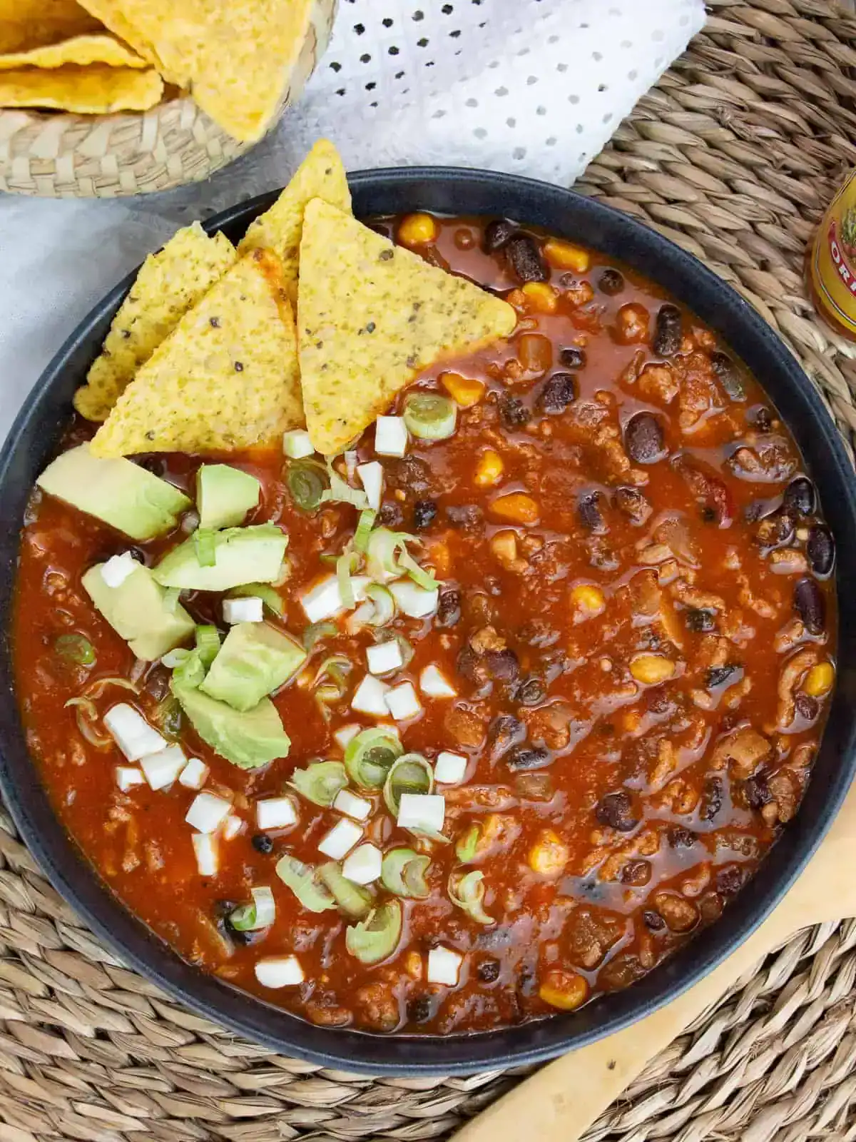 Taco Soup with Ground Beef