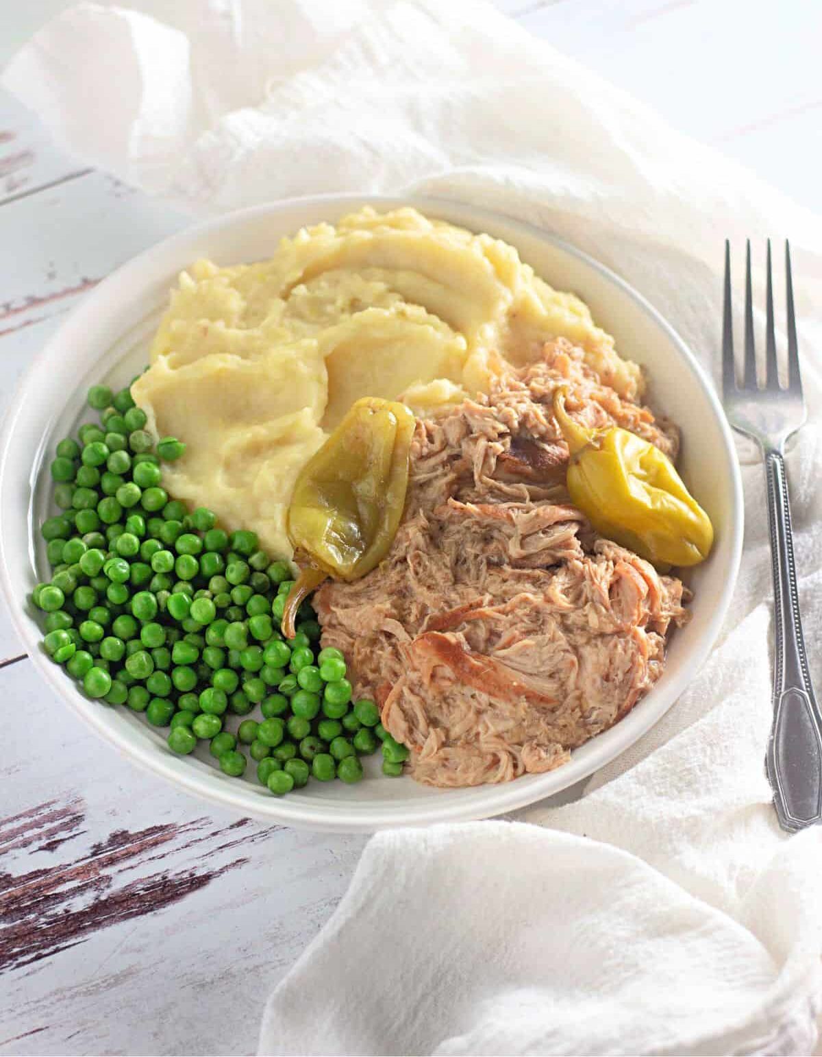 Tender Slow Cooker Mississippi Chicken