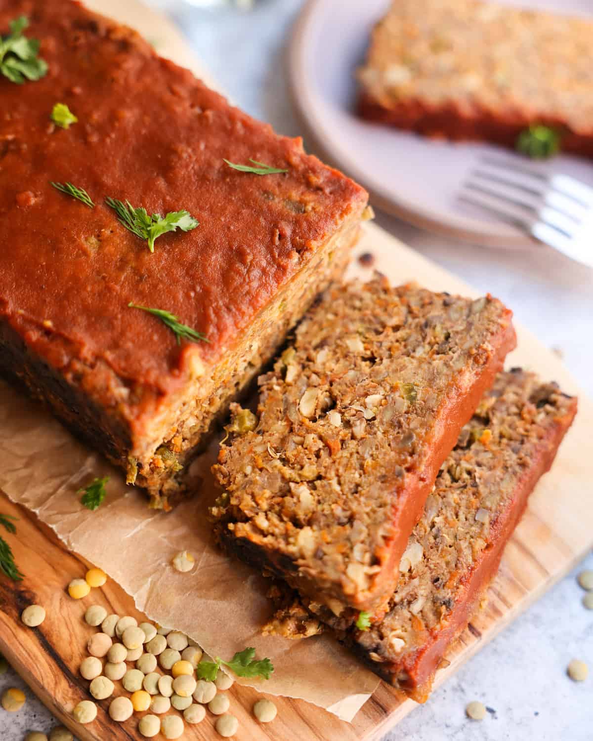 Vegan Lentil Meatloaf