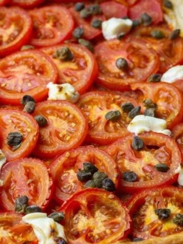 Tomato Puff Pastry Tart