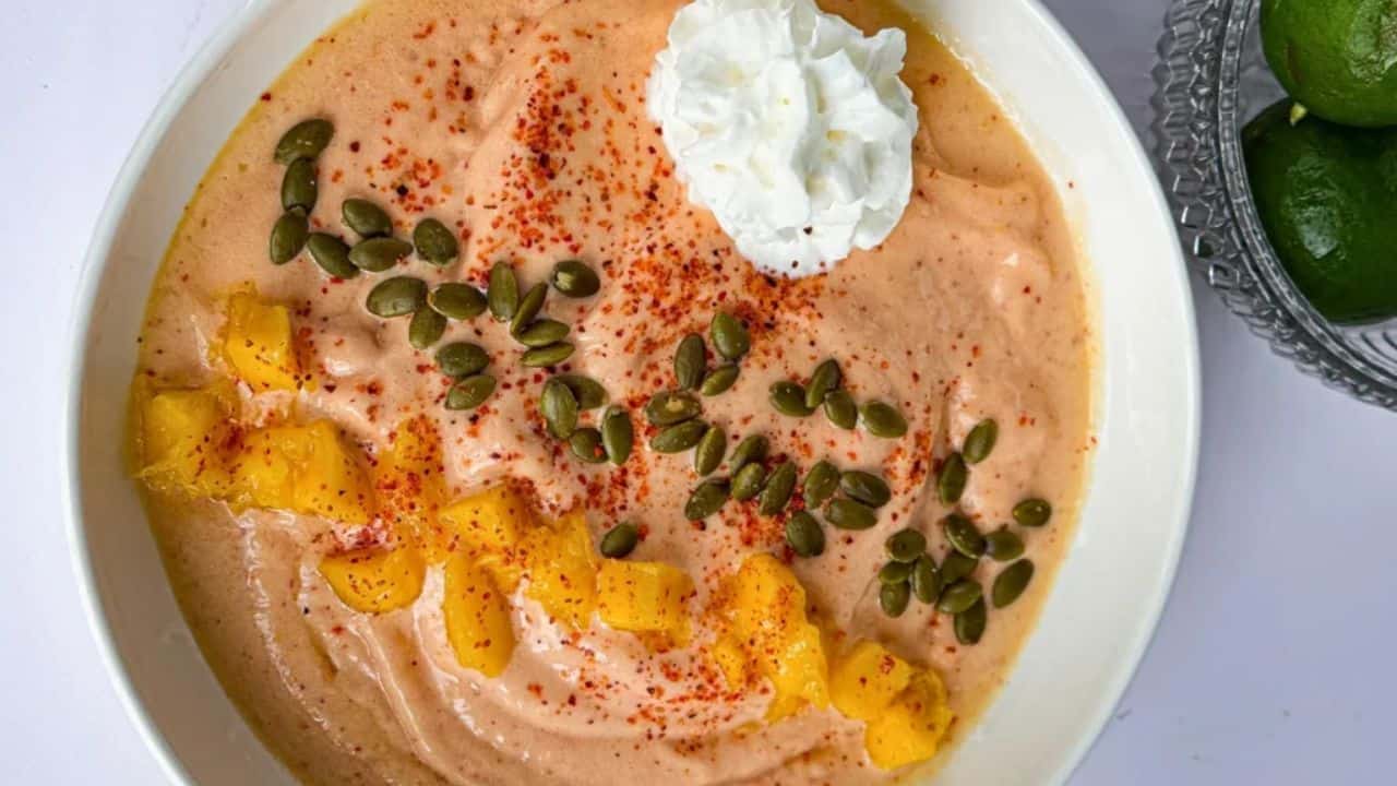 Tropical Smoothie Bowl with Tajín Seasoning