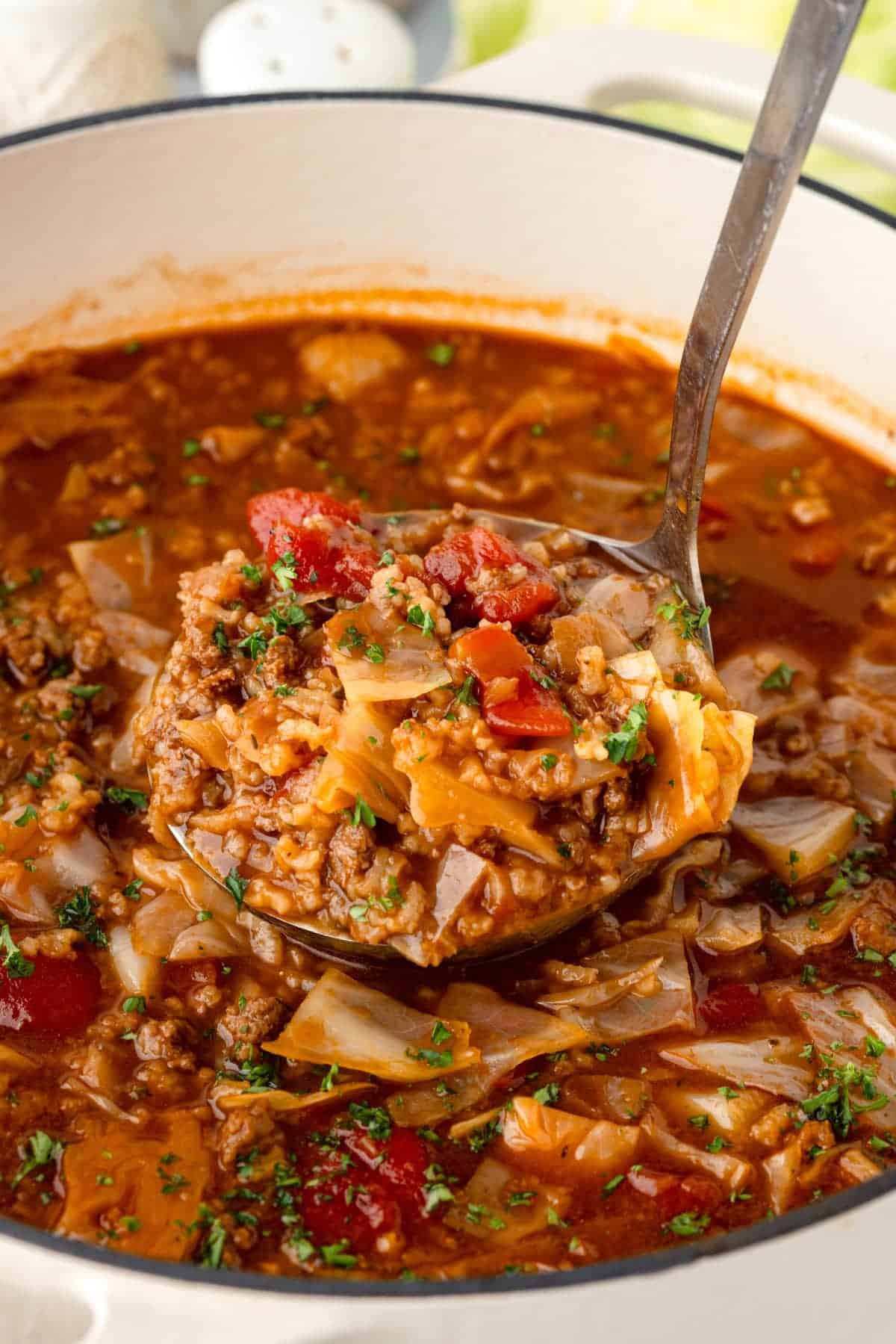 Unstuffed Cabbage Soup