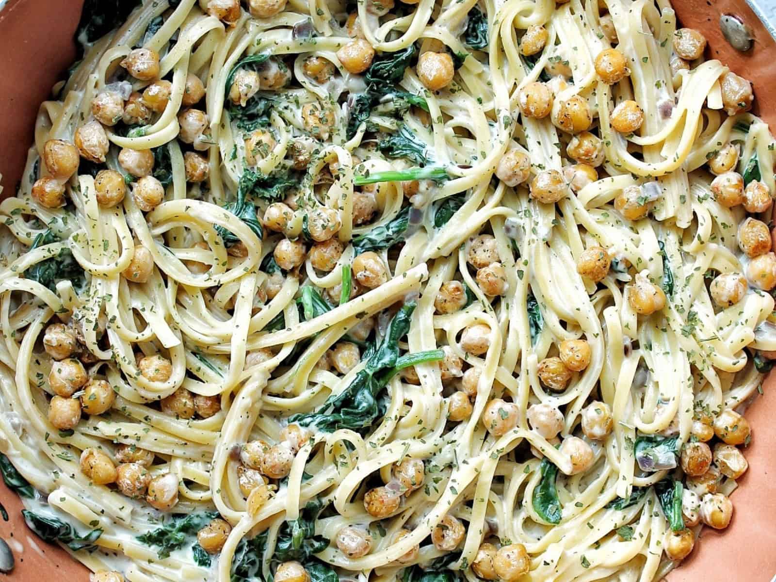 Creamy Chickpea Pasta