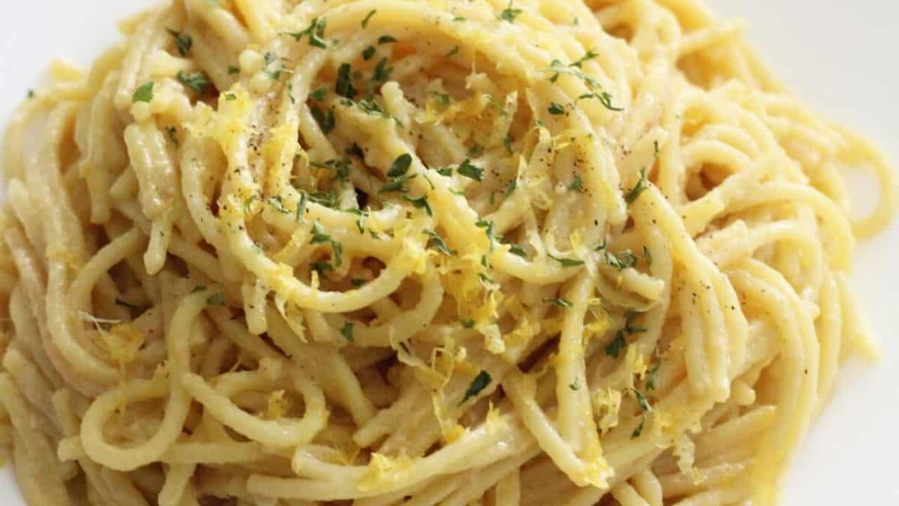 Vegan Pasta al Limone
