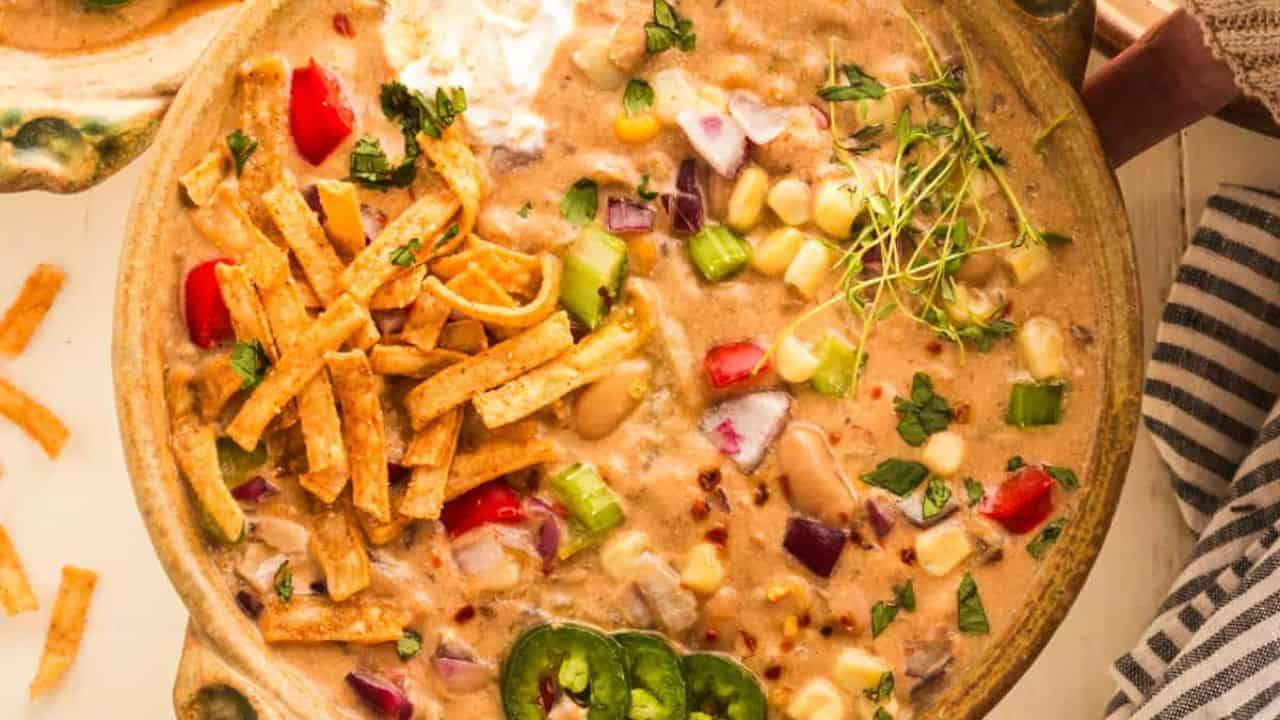 Vegan White Bean Chili With Mind-Blowing Black Garlic