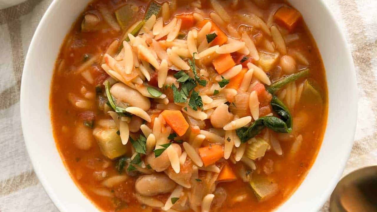Vegetable Orzo Soup