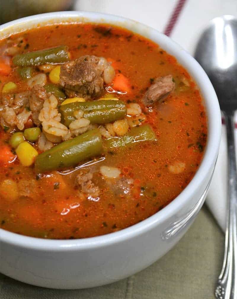 Beef Barley Vegetable Soup