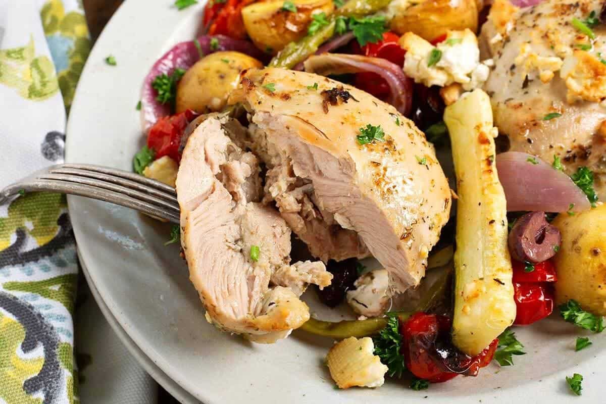 Greek Sheet Pan Chicken Dinner