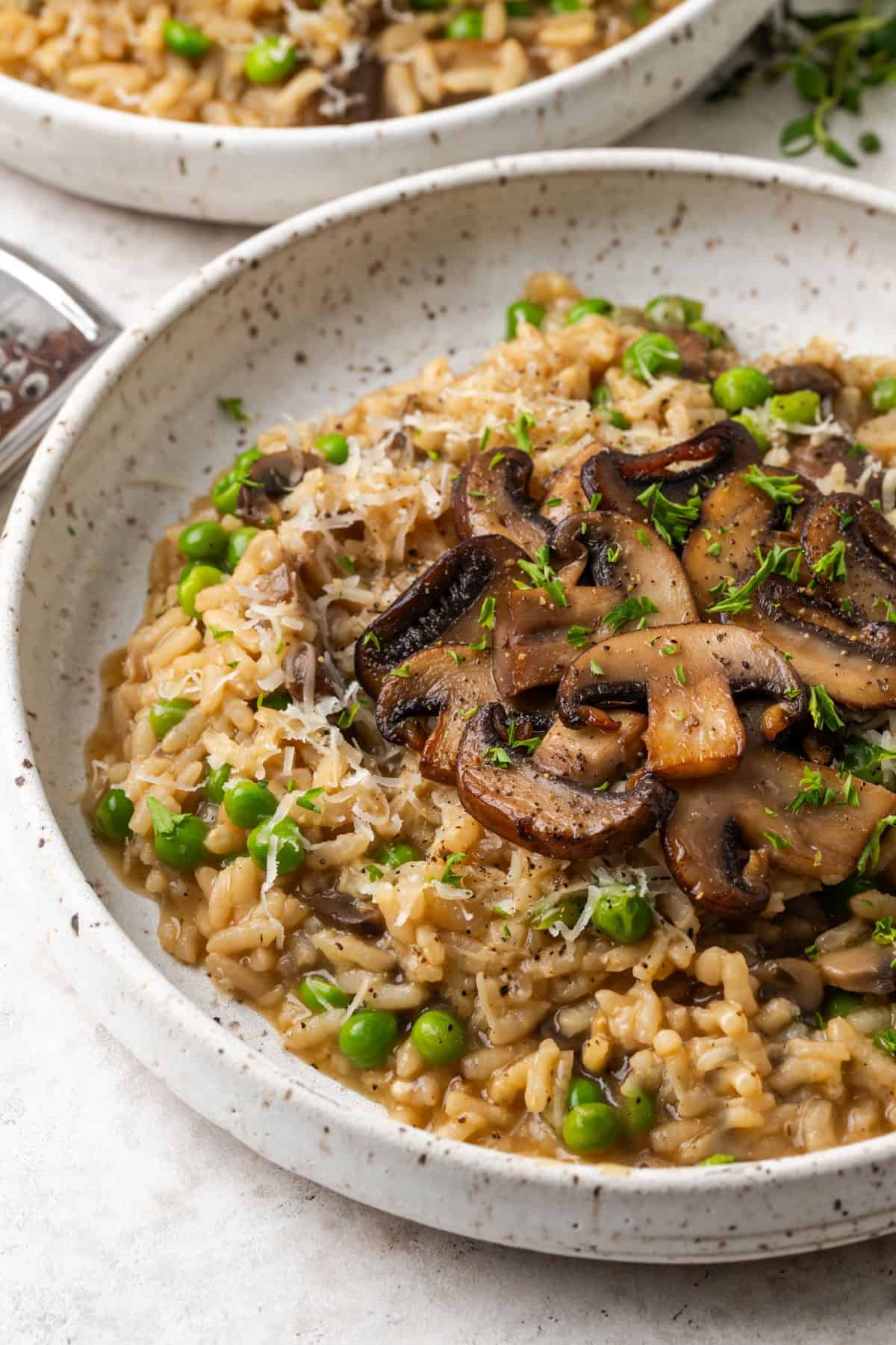 Instant Pot Mushroom Risotto