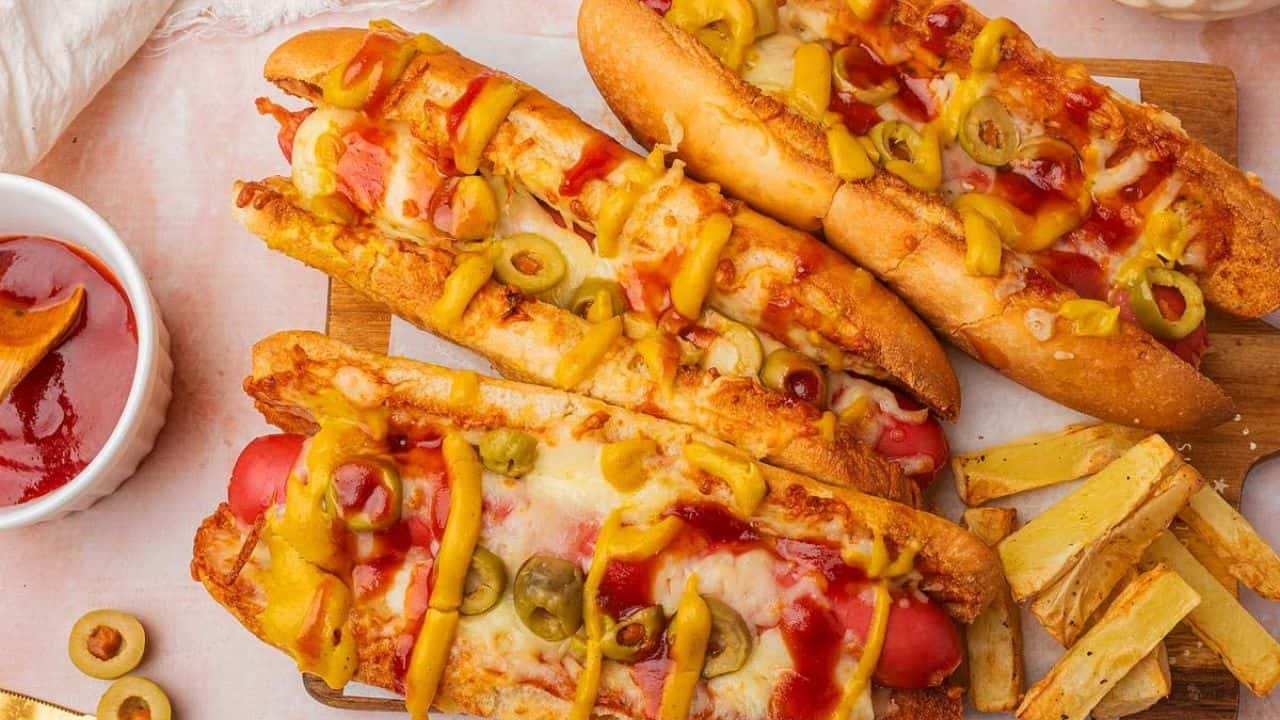 Air Fryer Pizza Dogs