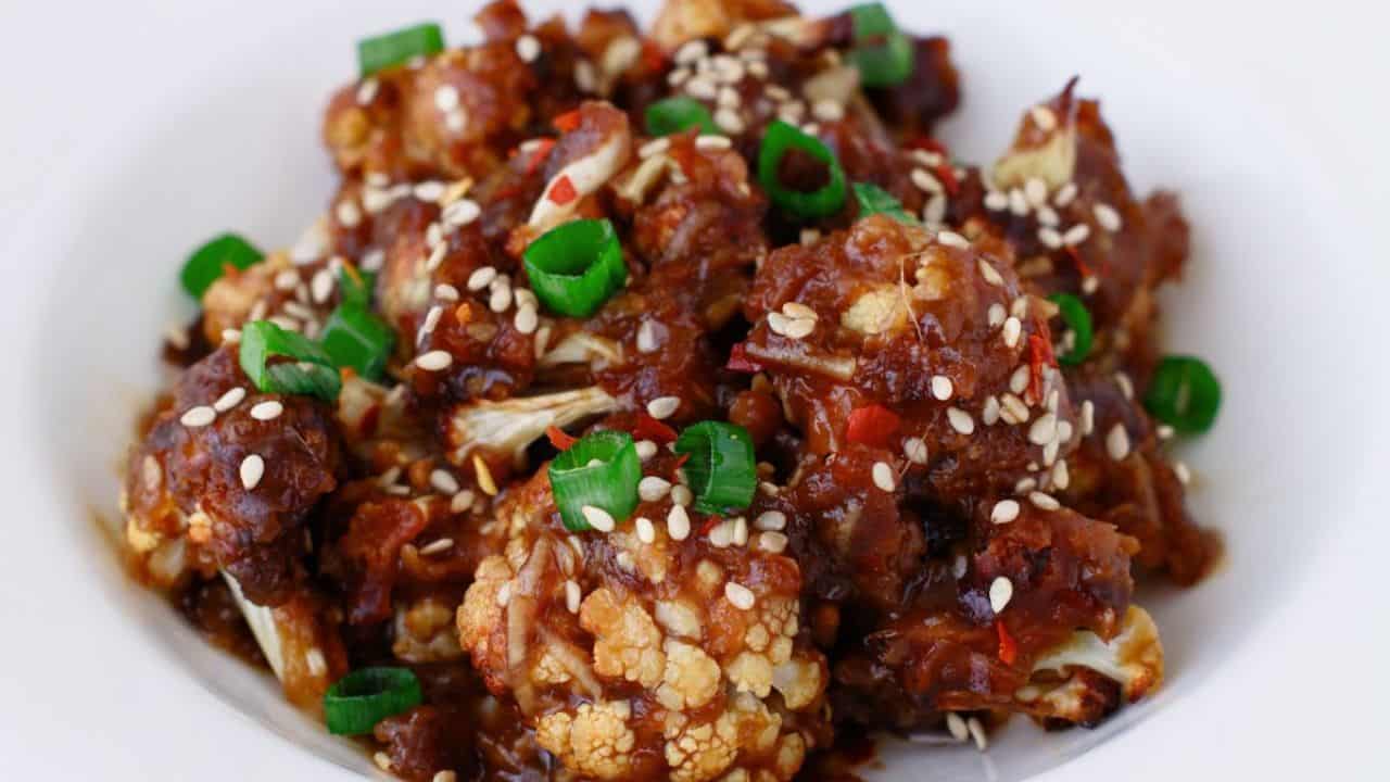 Air Fryer Teriyaki Cauliflower