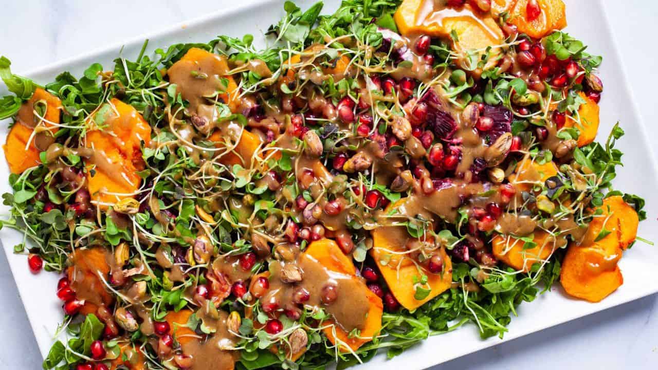 Arugula Persimmon Salad