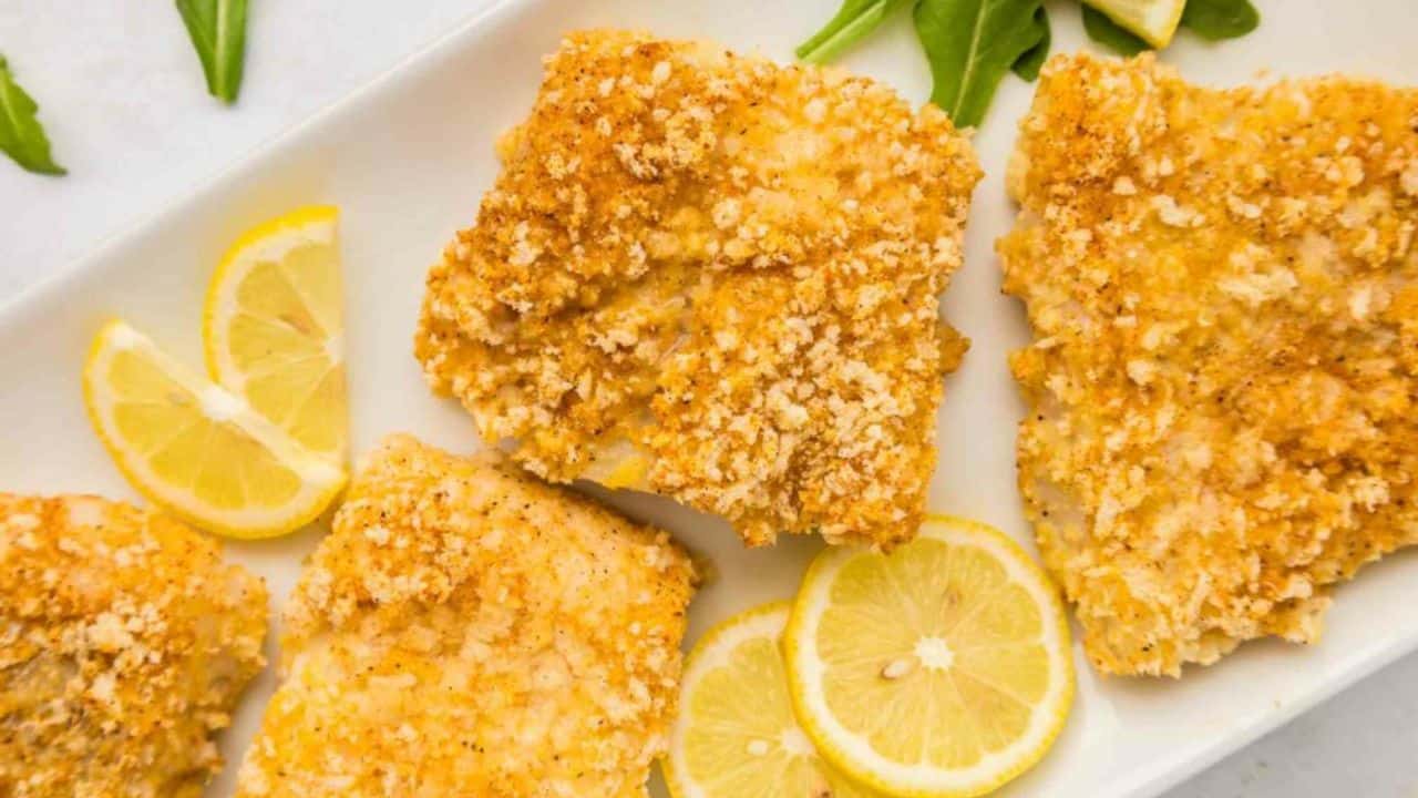 Baked Parmesan Crusted Cod