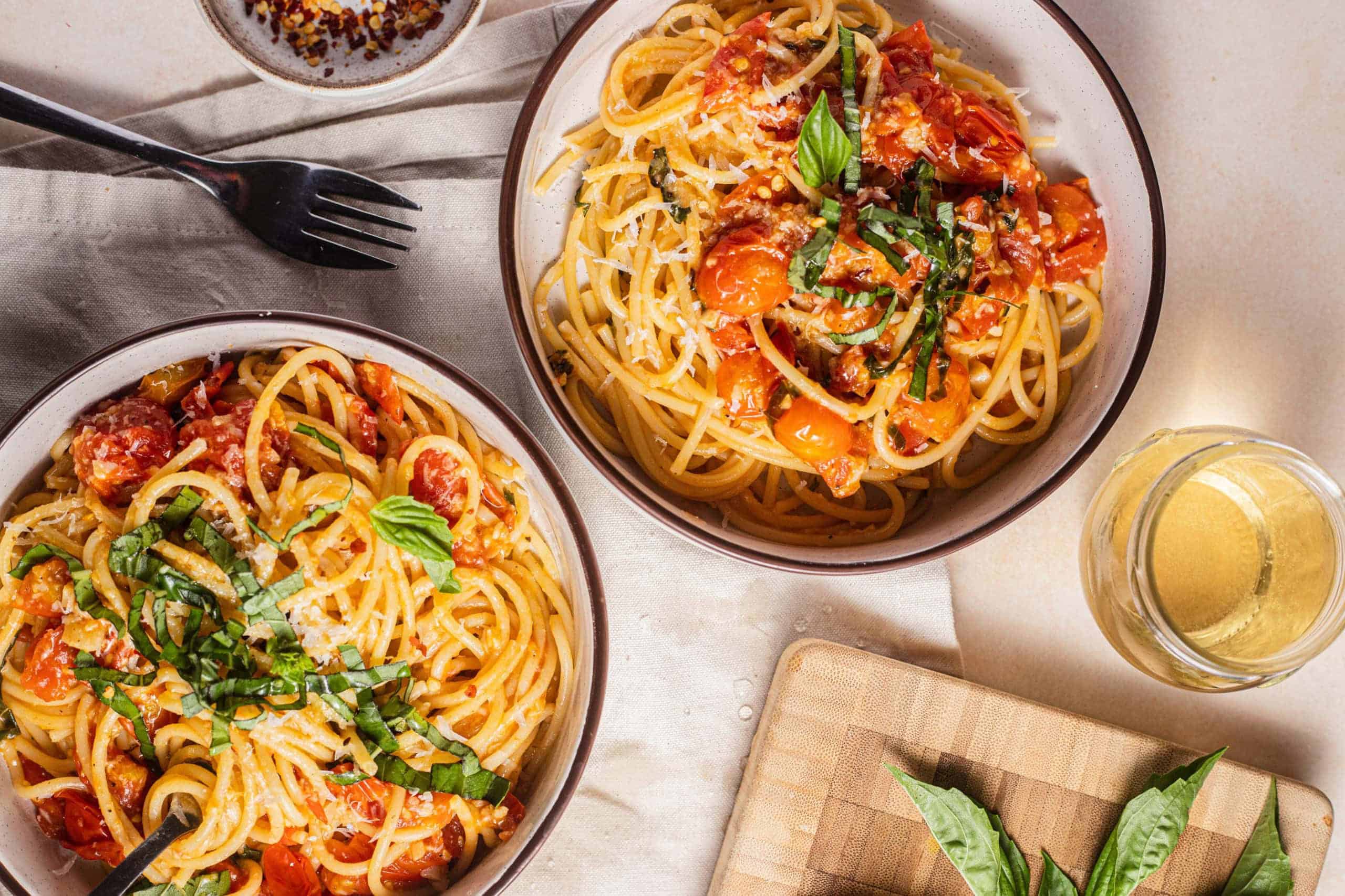 Blistered Tomato Pasta