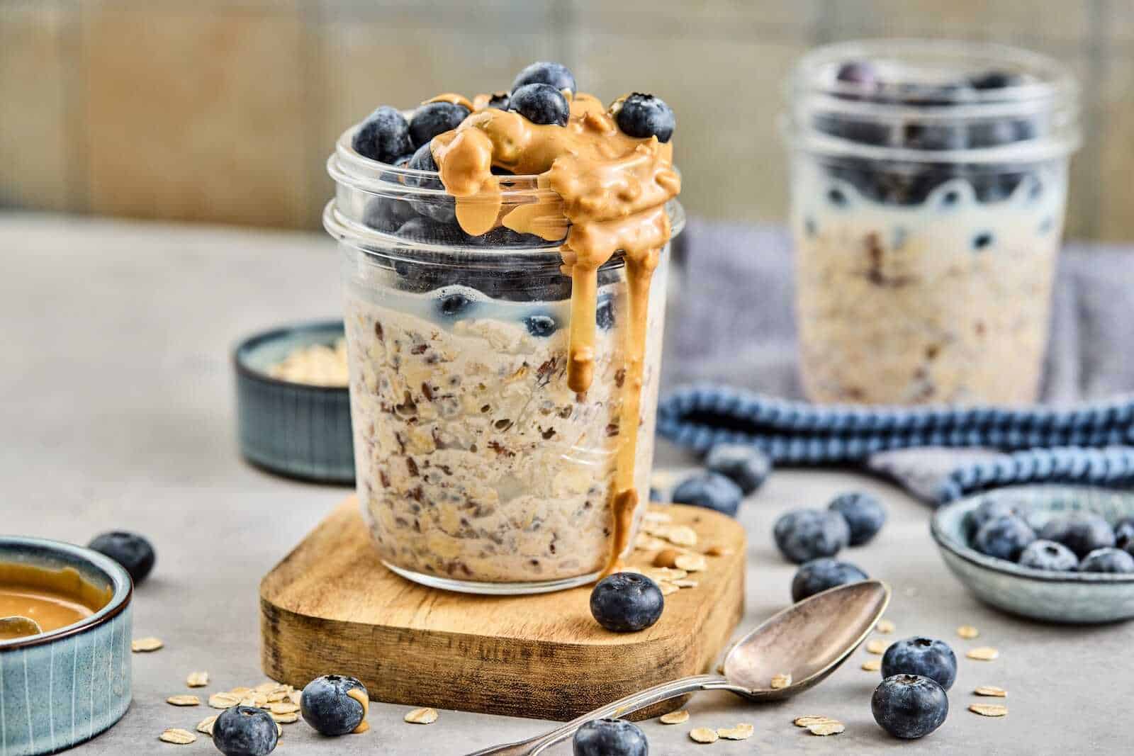 Blueberry Almond Overnight Oats