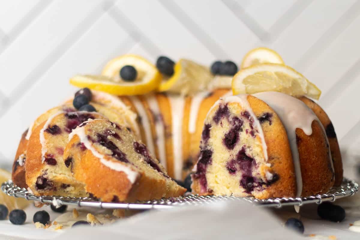 Blueberry And Lemon Pound Cake