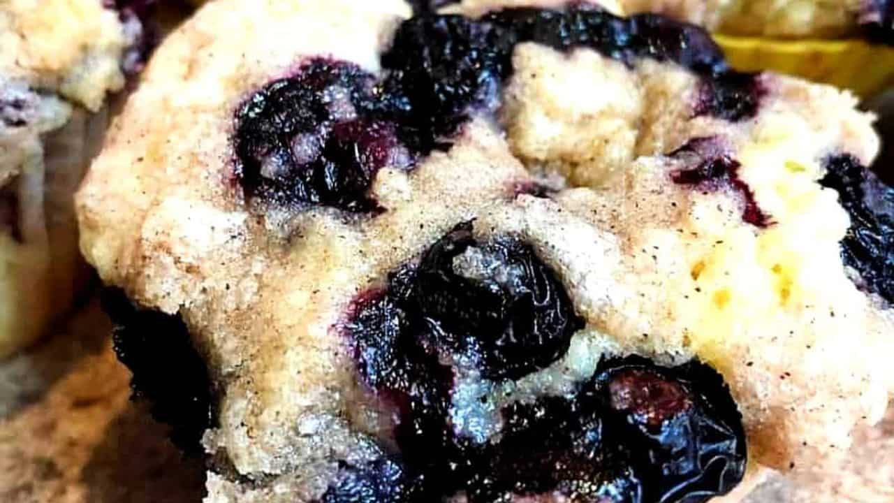 Blueberry Buckle Muffins