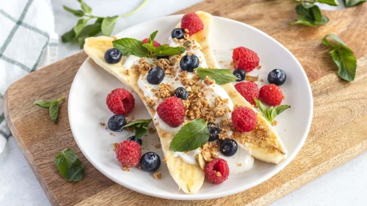 Breakfast Banana Split