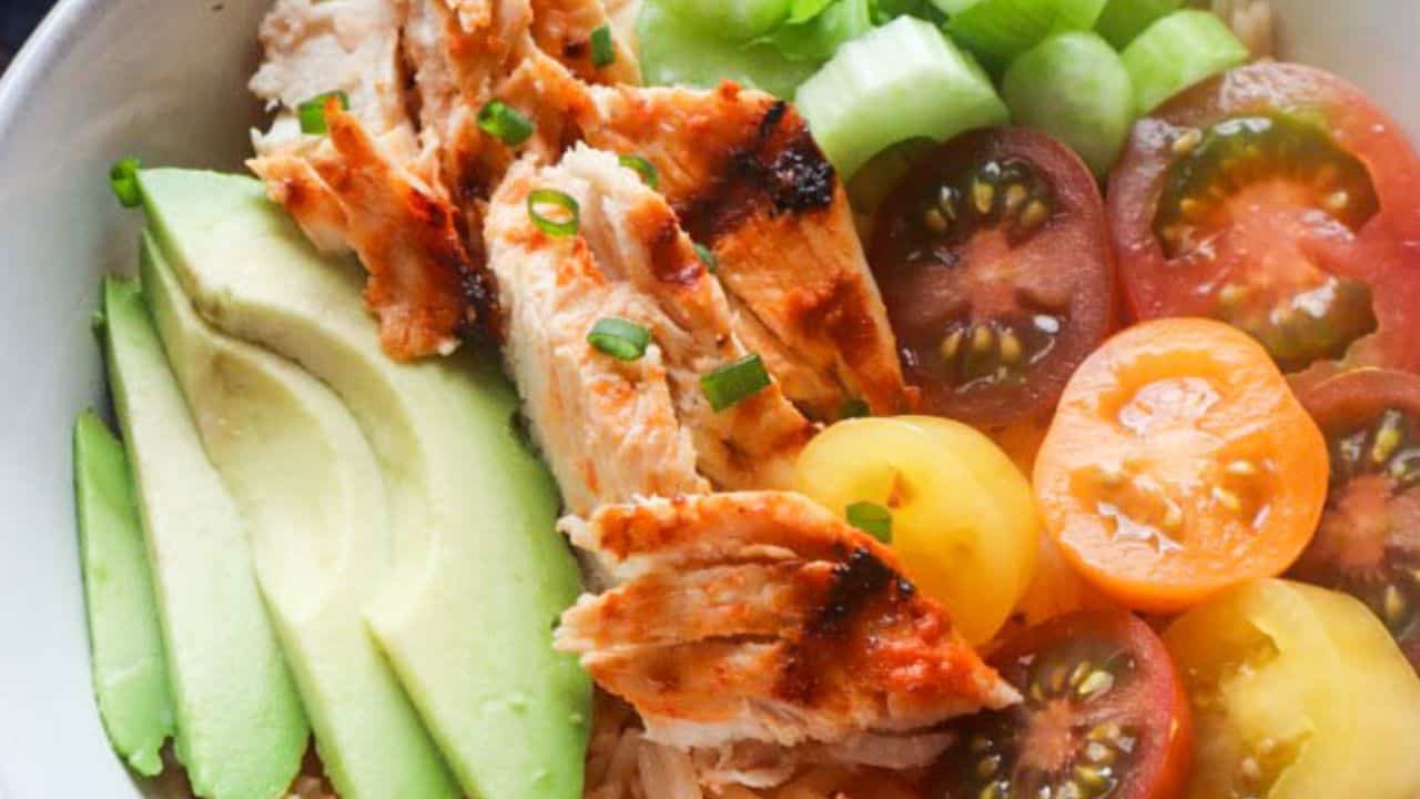 Buffalo Chicken Rice Bowl