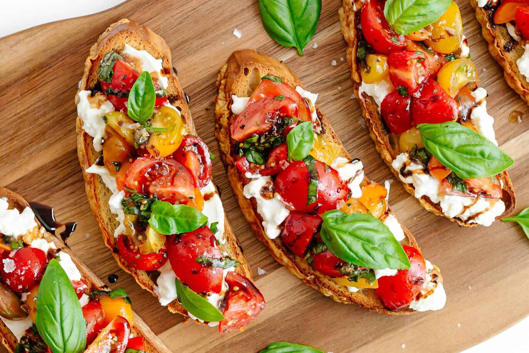 Burrata Bruschetta