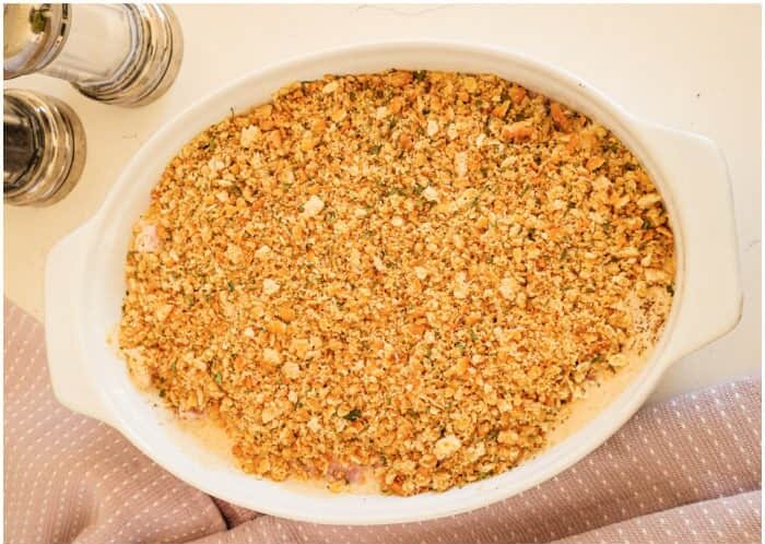 Chicken Cordon Bleu Pasta Casserole