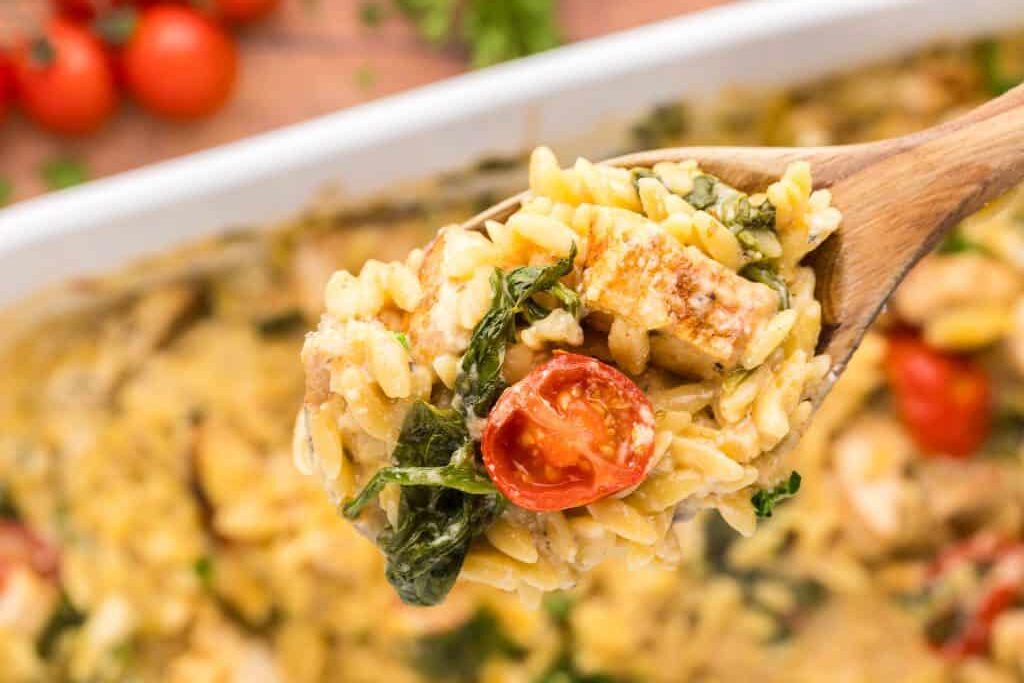 Chicken Orzo Bake