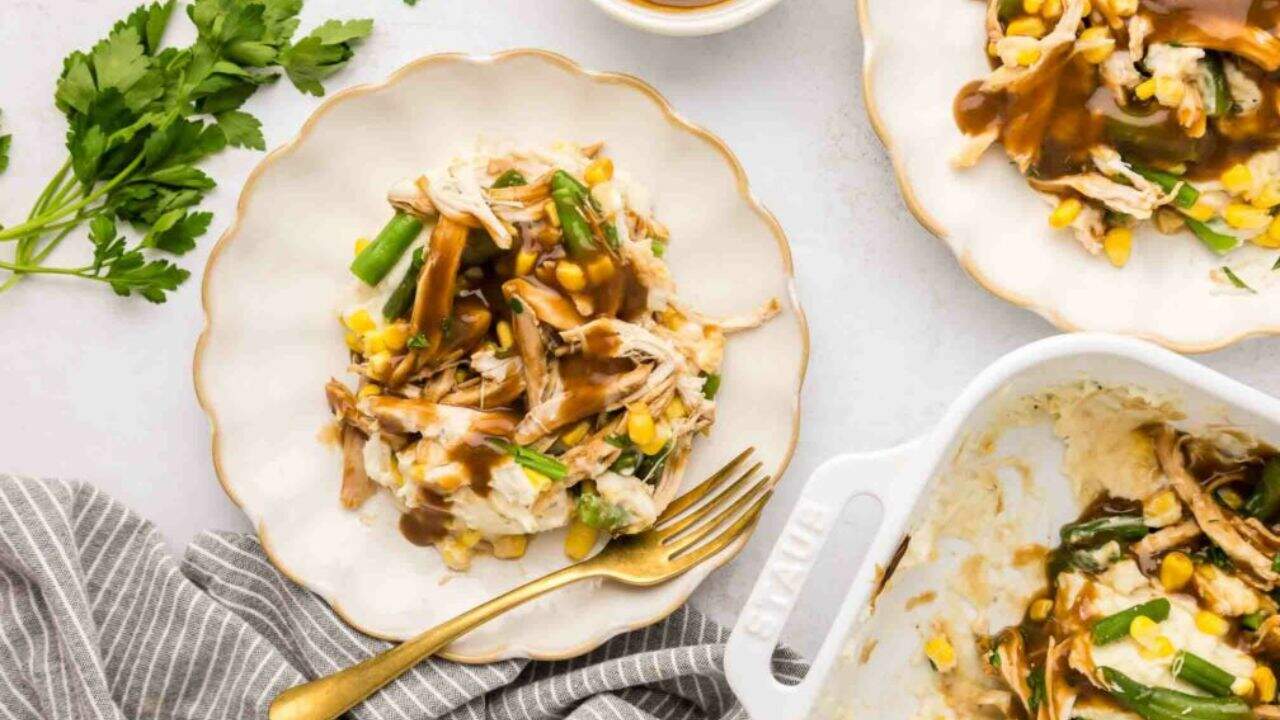 Chicken and Mashed Potato Casserole