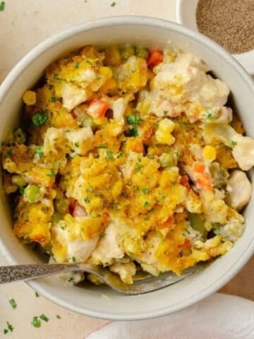 Chicken and Stuffing Casserole