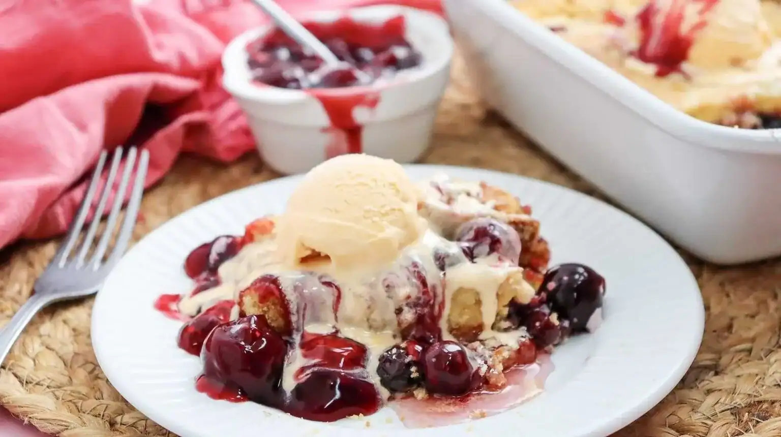 Classic Cherry Dump Cake Easy