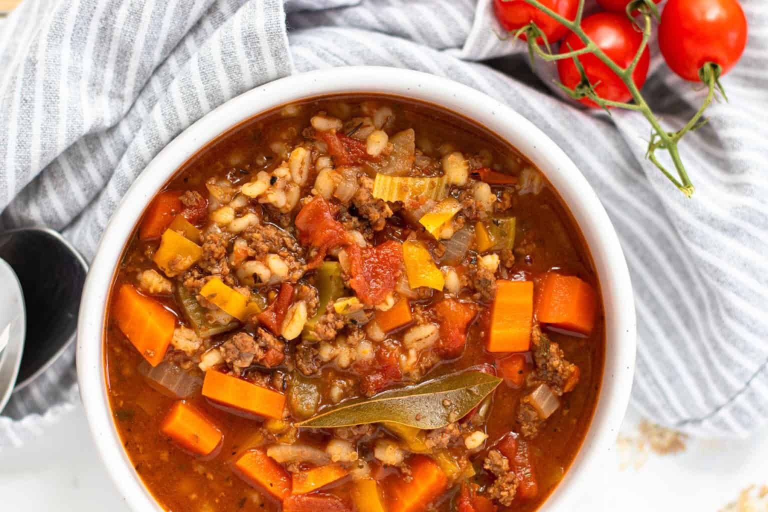 Classic Hamburger Soup