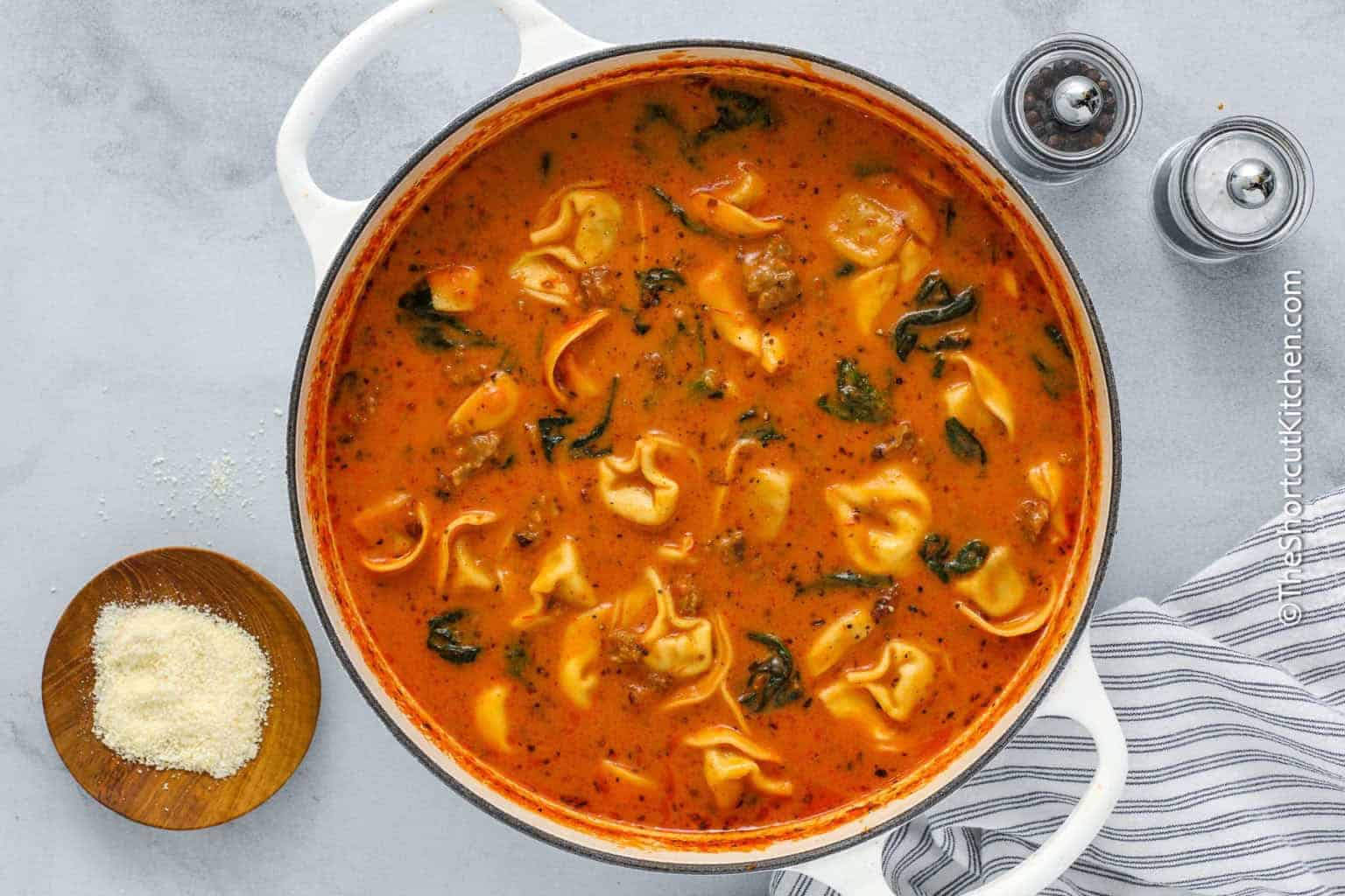 Creamy Tortellini Soup