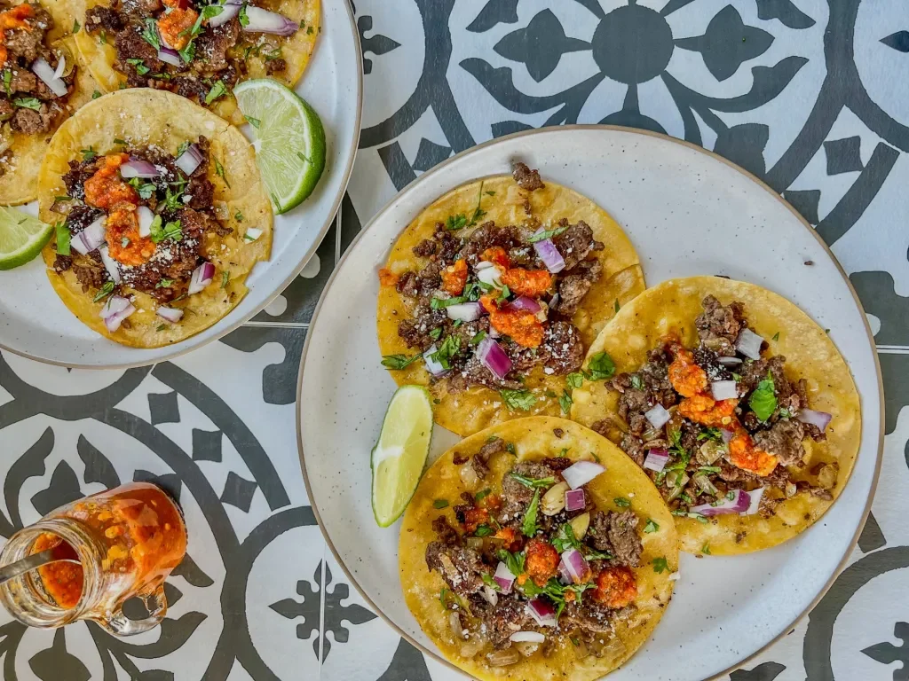 Crispy Beef Smash Tacos