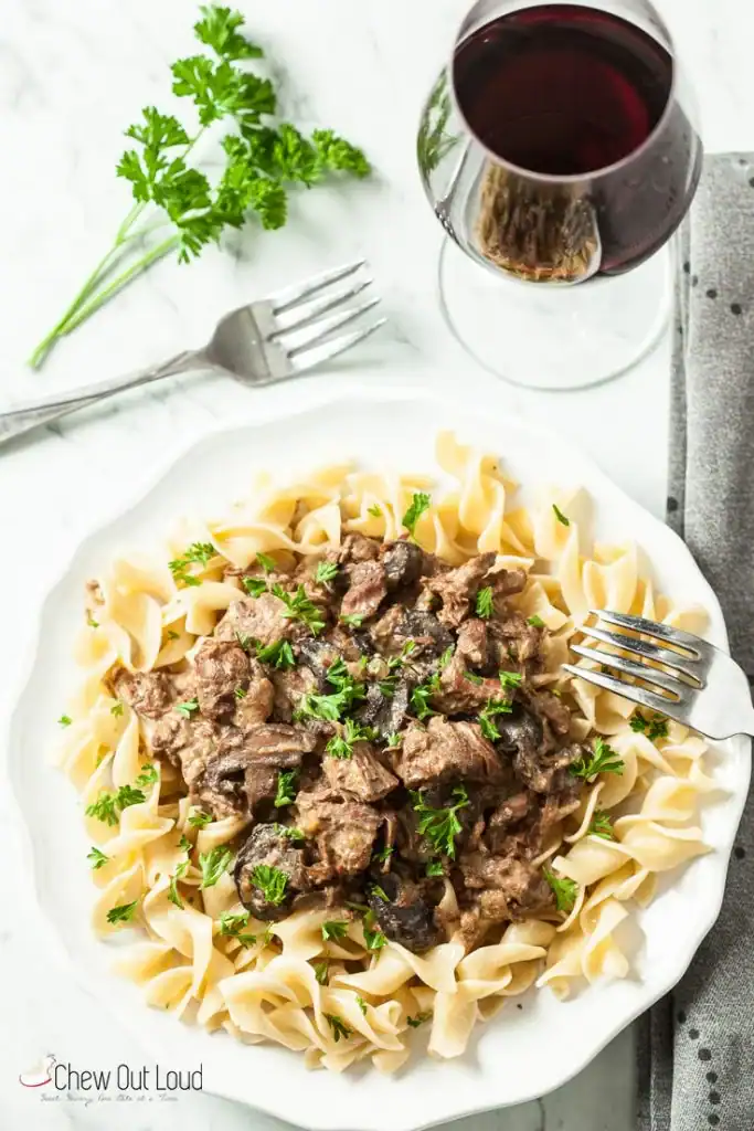 Crockpot Beef Stroganoff