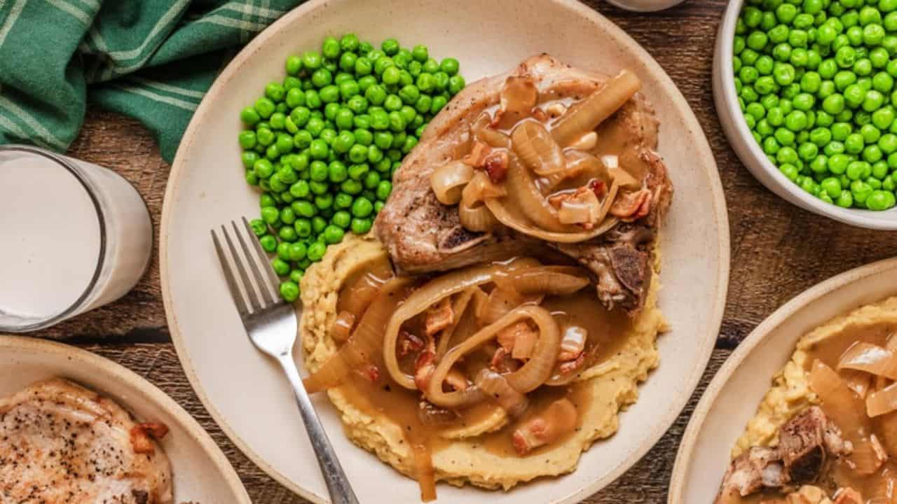Crockpot Smothered Pork Chops