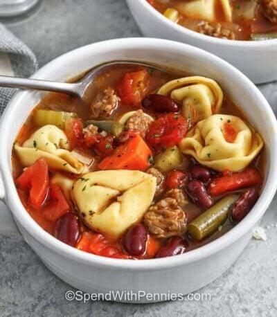 Crockpot Tortellini Soup