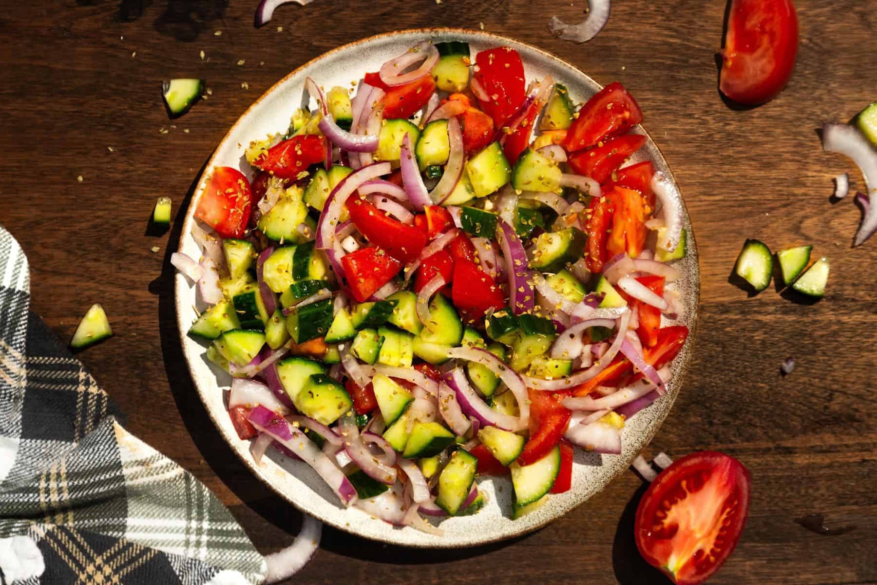 Cucumber Tomato Salad