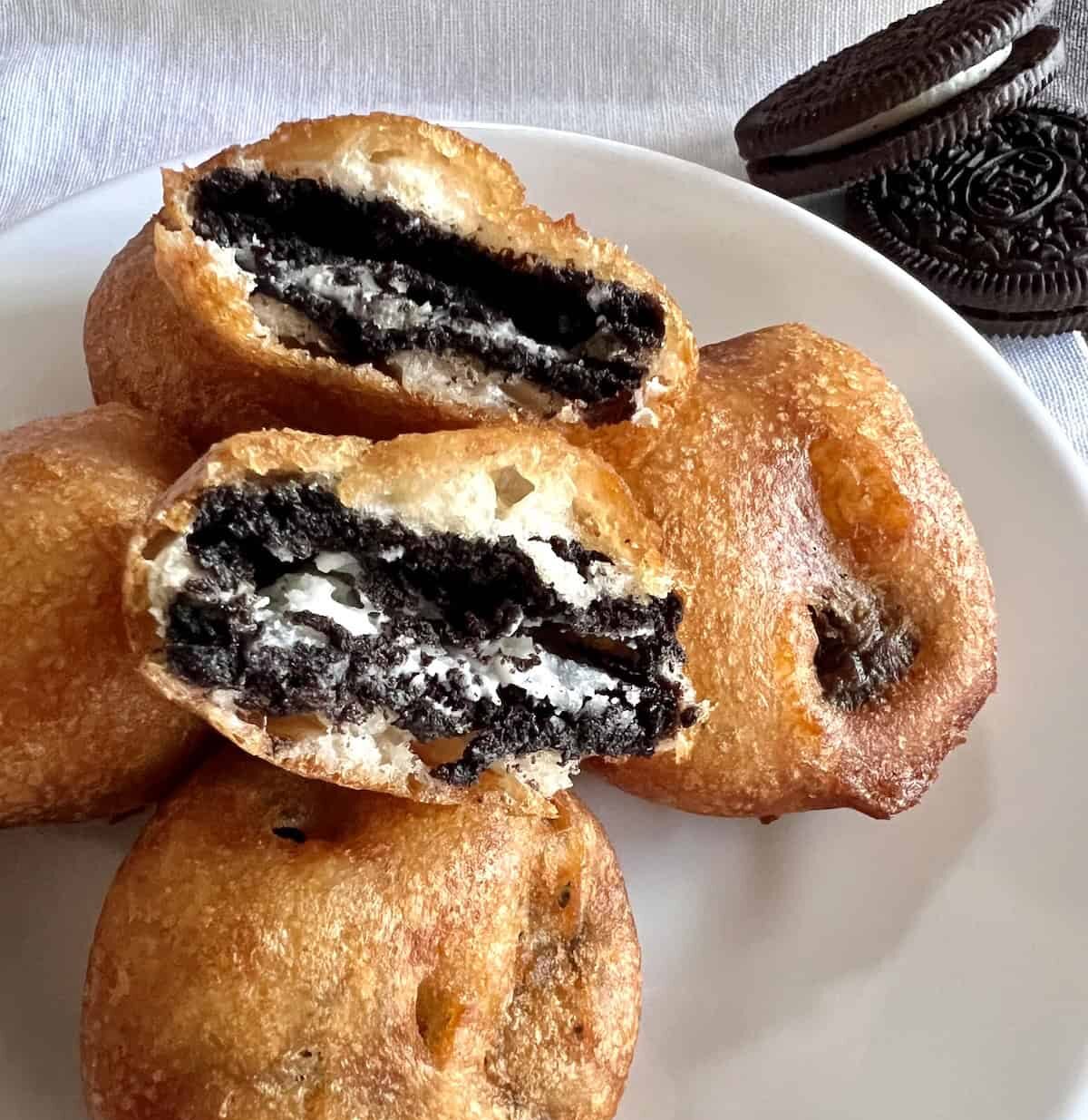 Deep-Fried Oreos