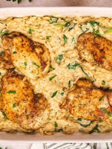 Easy Baked Chicken Orzo