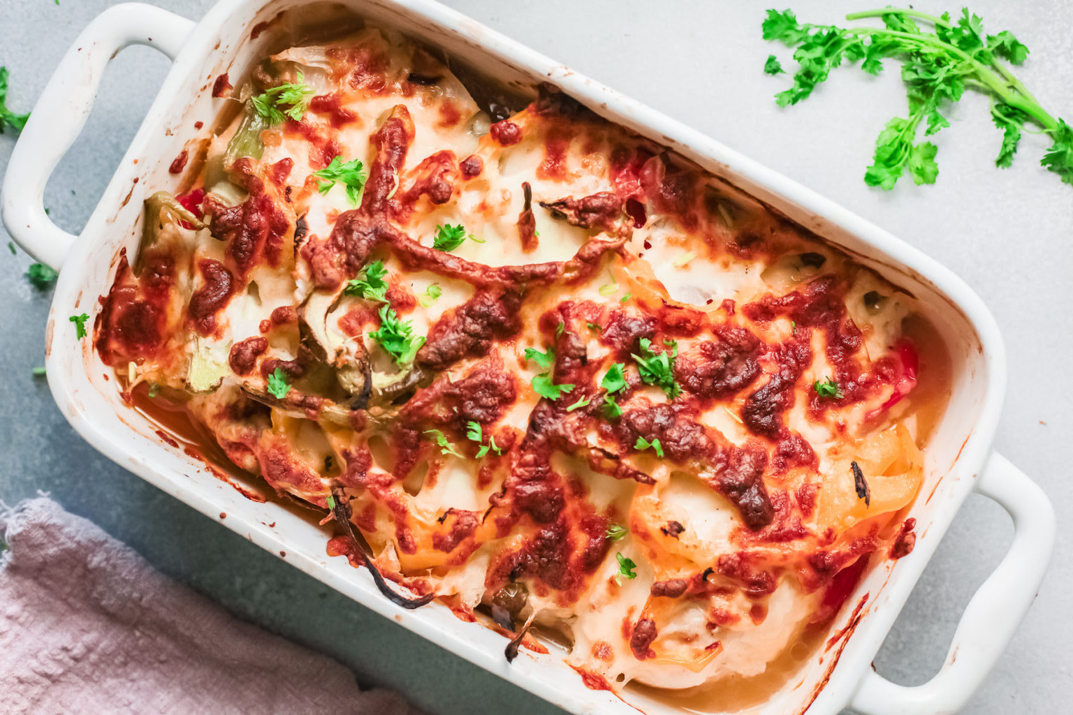 Easy Chicken Fajita Casserole