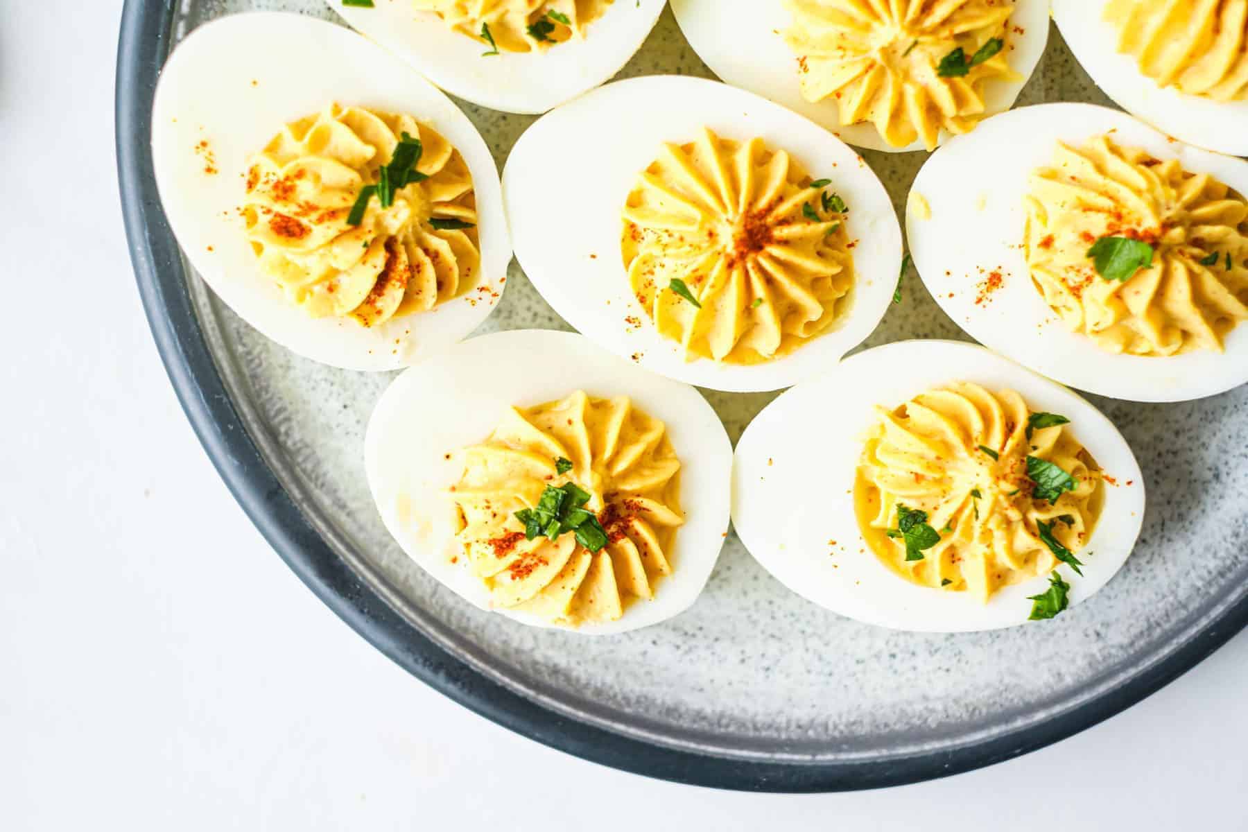 Mexican Spicy Deviled Eggs