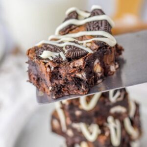 Fudgy Oreo Brownies