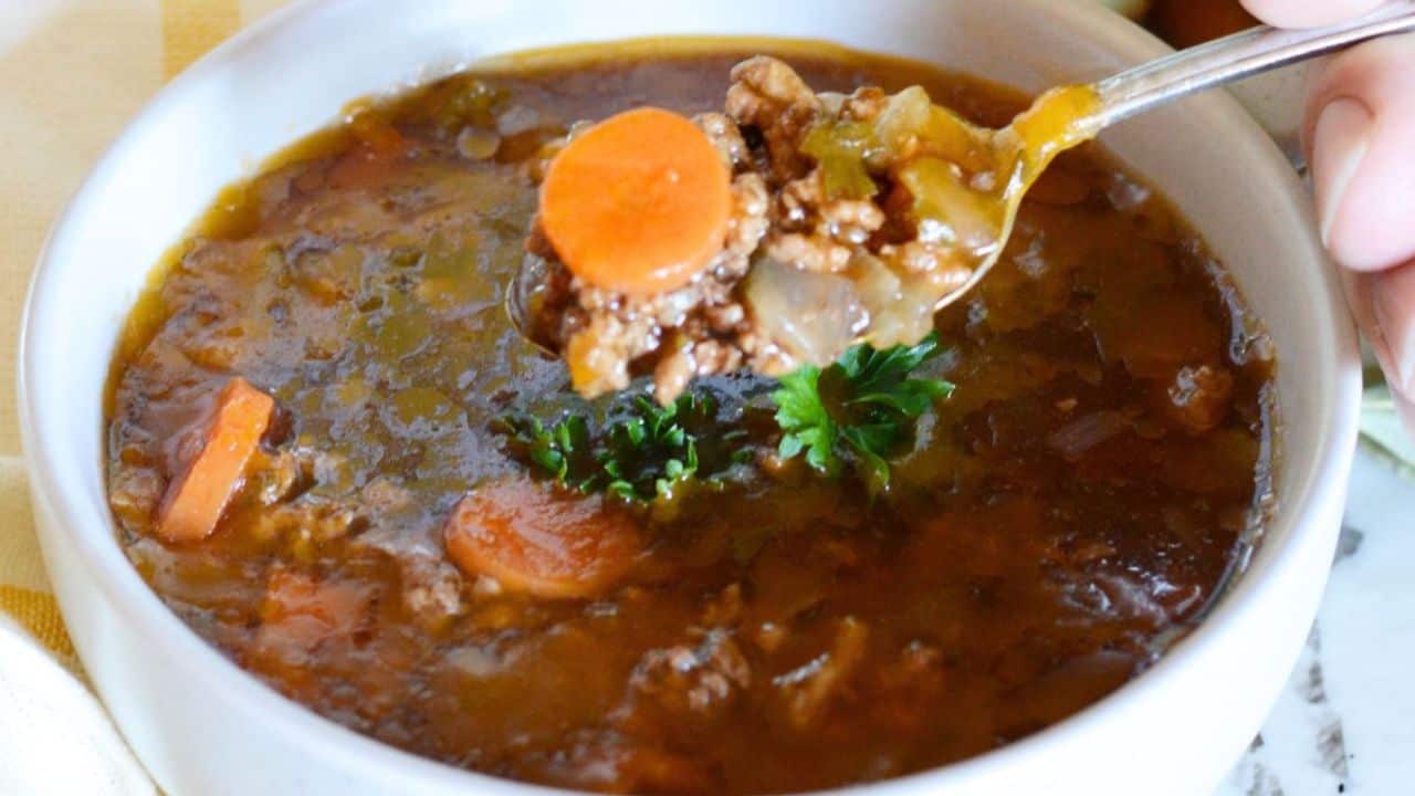 Grandma's Hamburger Soup