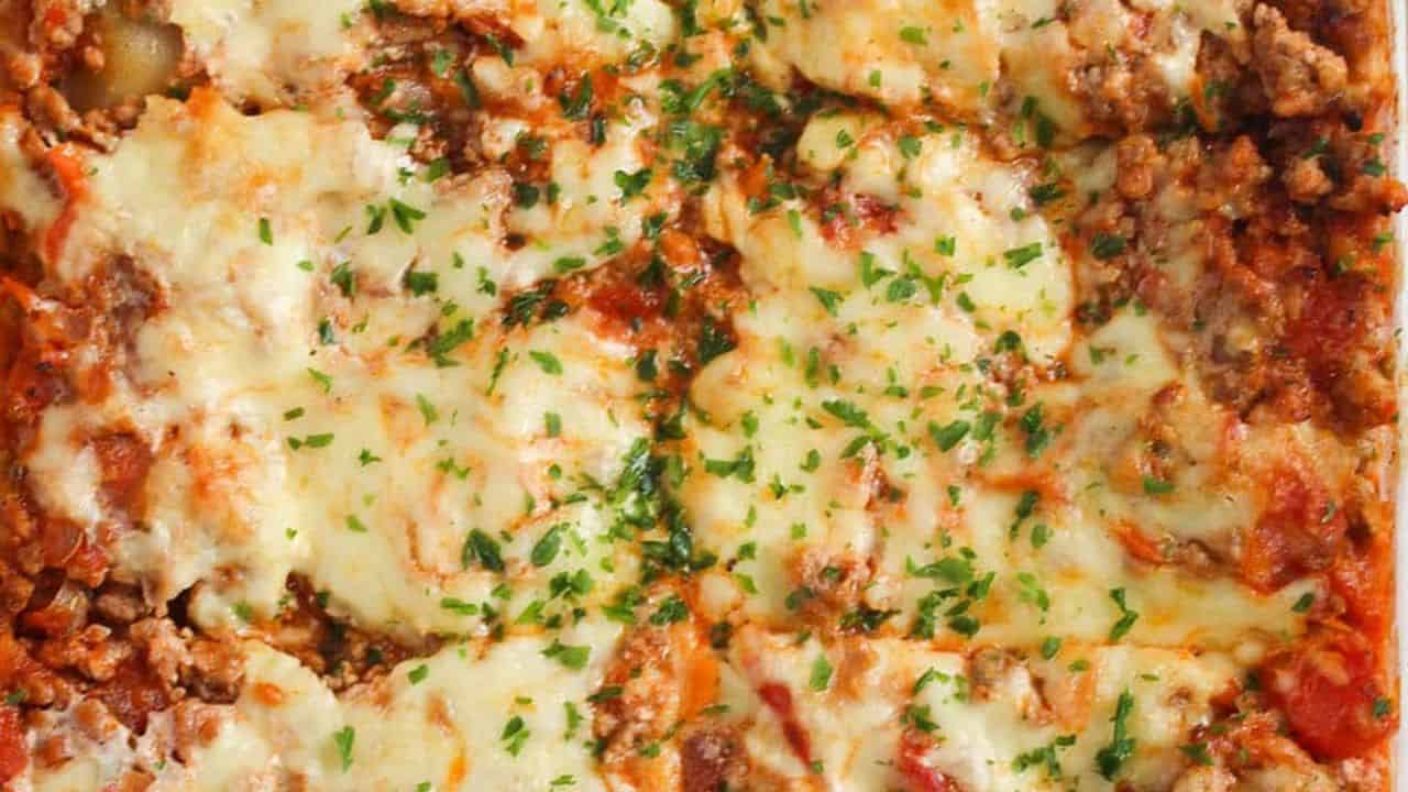 Greek Yogurt Lasagna