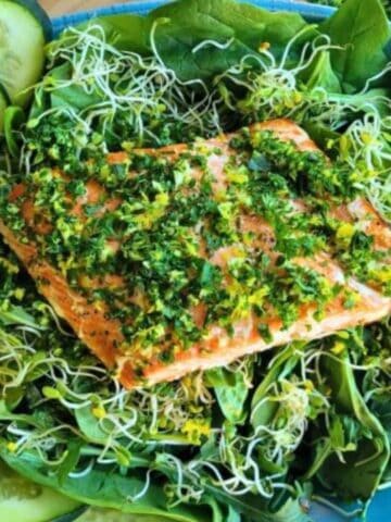Gremolata Salmon Salad