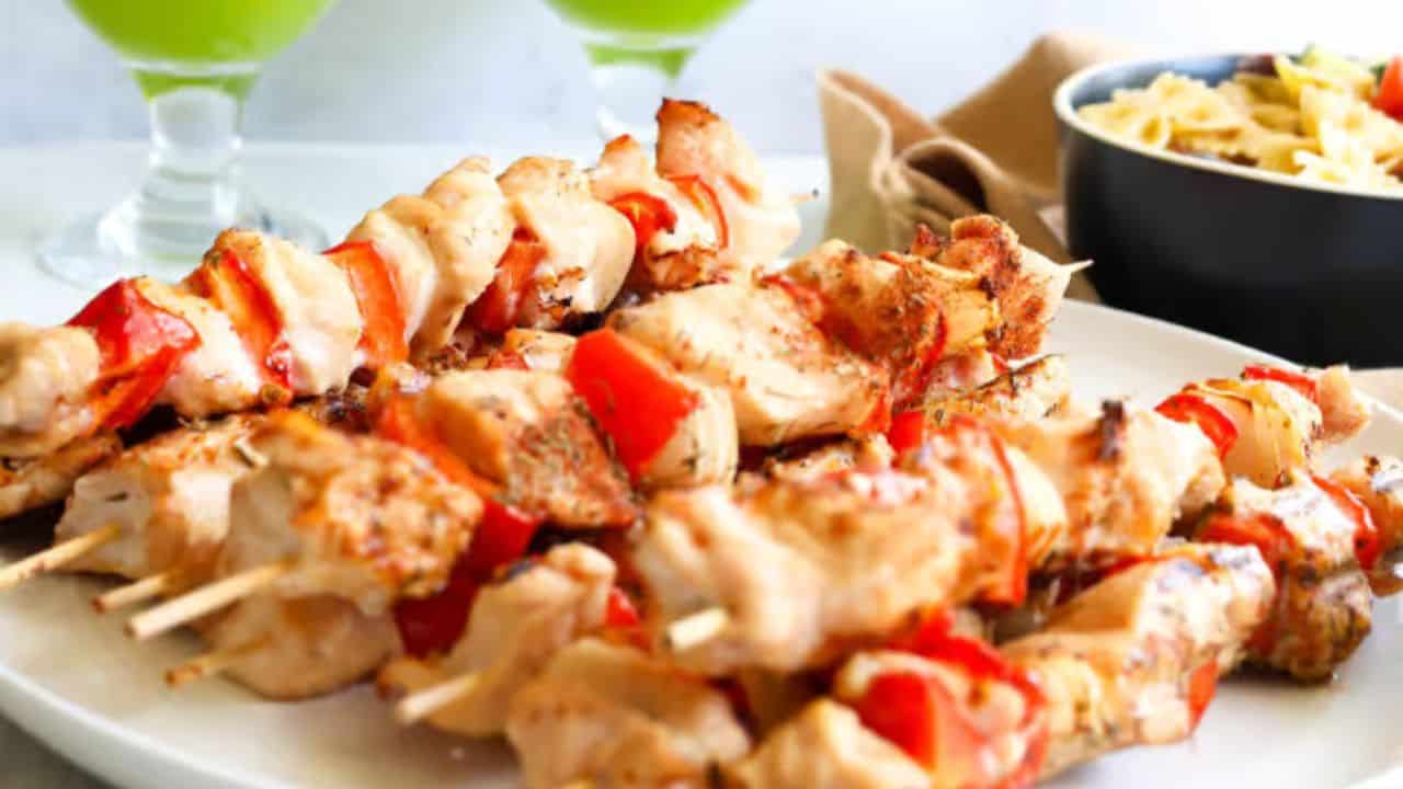 Grilled Mediterranean Chicken Kabobs