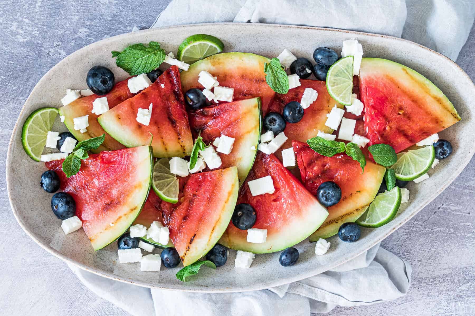 Grilled Watermelon Salad