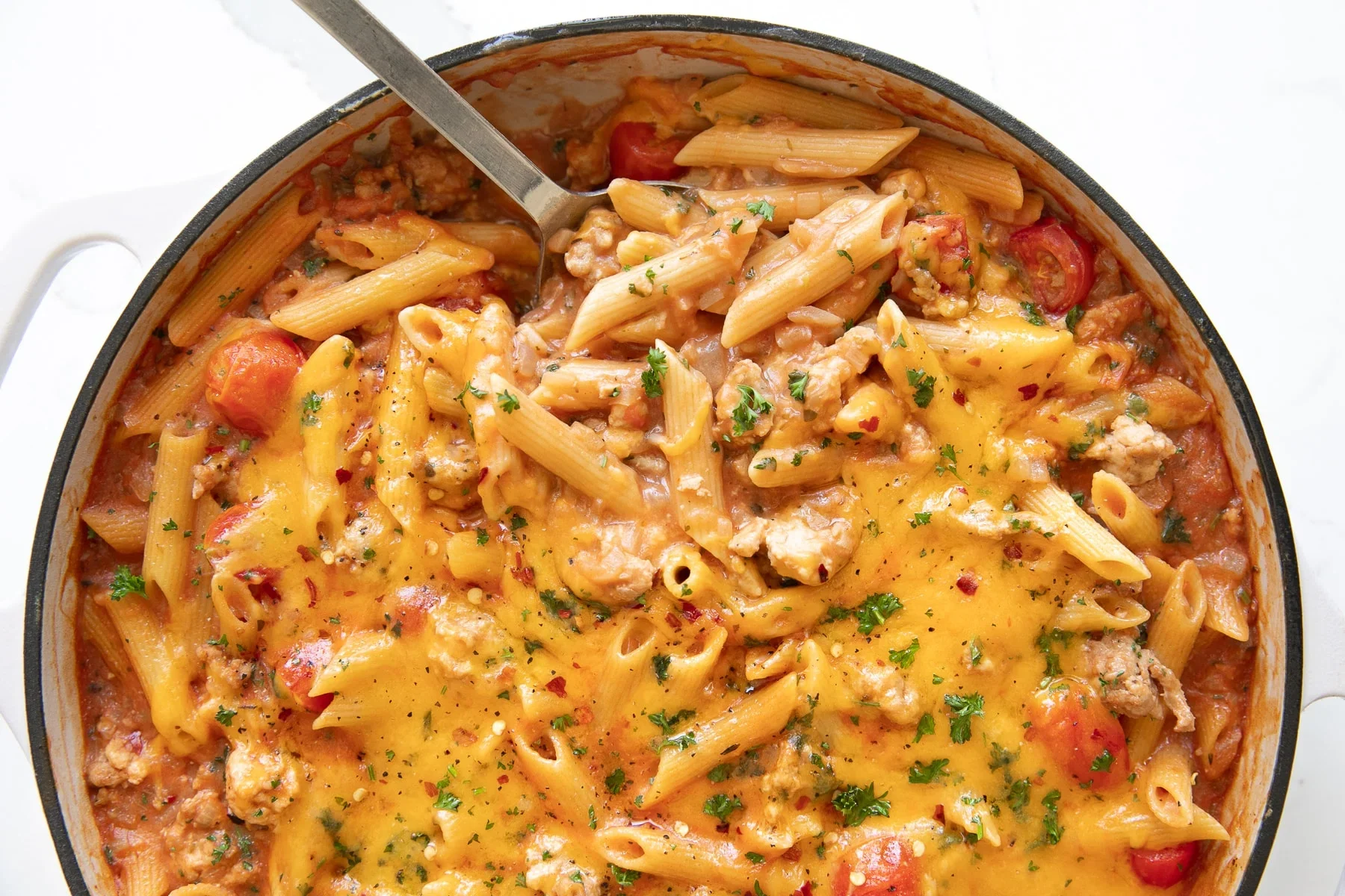 Ground Turkey Pasta